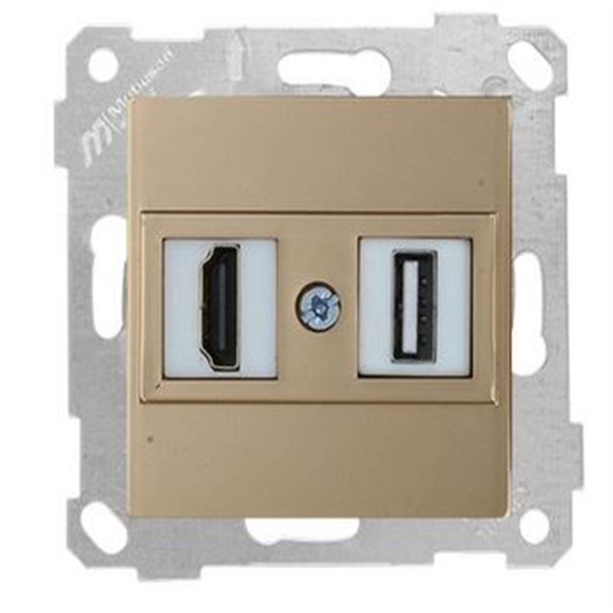 RİTA MEK TUŞ DATA PRİZİ 1*USB/1*HDMI DORE 1